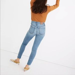 10 Inch High-Rise Skinny Madewell Jeans